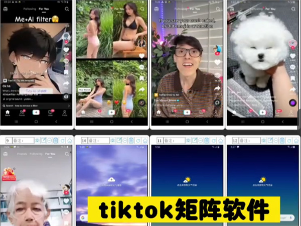 TK矩阵软件批量控制账号发作品的同时稳步提升权重!